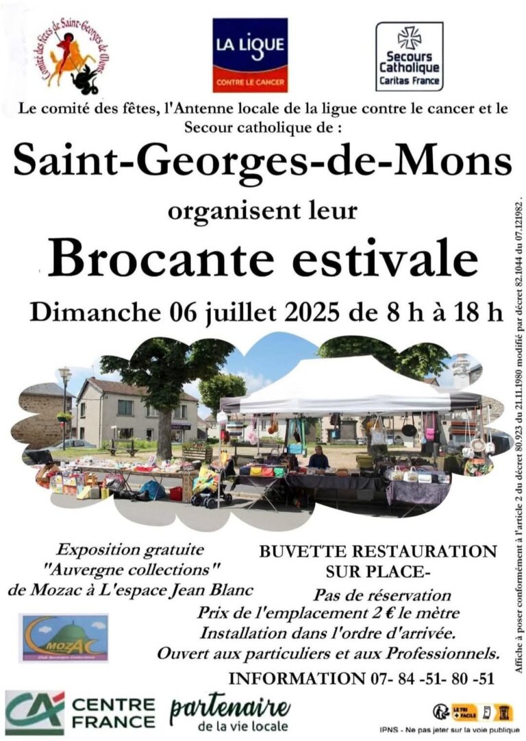 Exposition à Saint-Georges-de-Mons (Puy-de-Dôme)