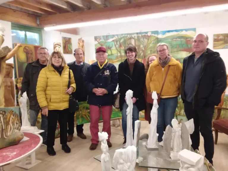Visite des ateliers de Jean Chauchard
