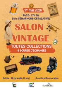 Affiche salon vintage